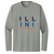 ILLINI Stadium Coordinates long sleeve moisture wicking tee - concrete