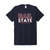 Hail State! (Mississippi State) Stadium Coordinates Tee - navy