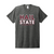 Hail State! (Mississippi State) Stadium Coordinates Tee - terrain grey