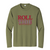 Roll Tide - Univ of Alabama Stadium Coordinates Long Sleeve Moisture Wicking Tee - olive