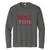 Roll Tide - Univ of Alabama Stadium Coordinates Long Sleeve Moisture Wicking Tee - iron
