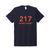 217 Fast Break Basketball T-Shirt | Vintage College Hoops Tee Inspired by Champaign Basketball Tradition - navy