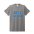 402 Fast Break Basketball T-Shirt | Vintage College Hoops Tee Inspired by Creighton Basketball Tradition - aluminum grey