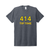 414 Fast Break Basketball T-Shirt | Vintage College Hoops Tee Inspired by Marquette Basketball Tradition - rebel blue