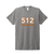 512 Fast Break Basketball T-Shirt | Vintage College Hoops Tee Inspired by Austin Basketball Tradition - grey