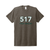517 Fast Break Basketball T-Shirt | Vintage College Hoops Tee Inspired by Lansing Basketball Tradition - brown