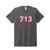 713 Fast Break Basketball T-Shirt | Vintage College Hoops Tee Inspired by Houston Basketball Tradition - space black