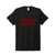 Hoosier Daddy t shirt - black shirt with crimson lettering