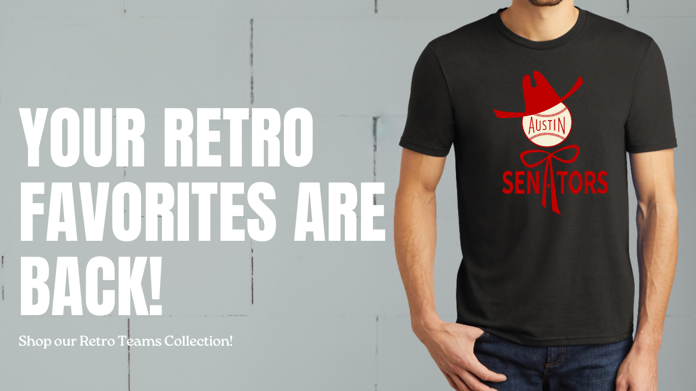 Your retro favorites are back!  Shop our retro team collection