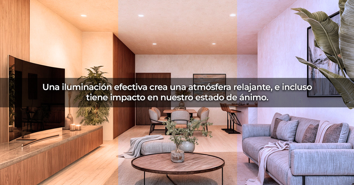 ​ Aplicaciones de iluminación en diseño de interiores modernos