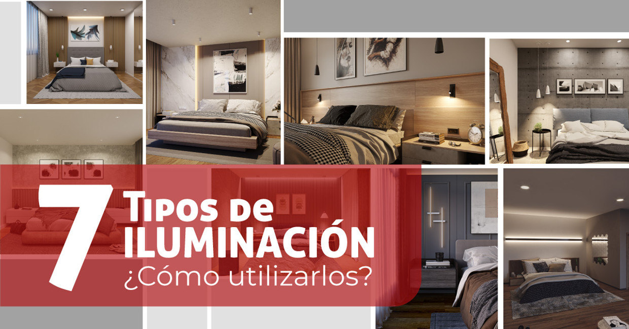 7 tipos de iluminación ¿cómo utilizarlos?