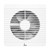 Illux Extractor De Aire Cuadrado 6" De Empotrar En Techo/Muro 17 W 110 V VT-1906.B Illux Extractor De Aire Cuadrado 6" De Empotrar En Techo/Muro 17 W 110 V VT-1906.B