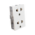 Contacto Dúplex Euroamericano Aterrizado 15 A 127 V 4 Módulos Pininfarina