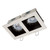 Illux Lámpara Cuadro de Empotrar en Techo 2X50 W Max 127 V TH-4231
