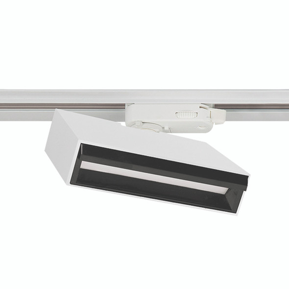 The Collection TL-2810.TRK Luminario RASTER WALLWASHER OPALINO Para Uso En Riel 10 W
