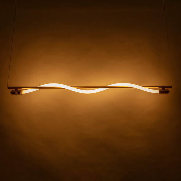 Dekor DL-5113.D30 Luminaria Led De Suspender En Techo Dorado 13 W