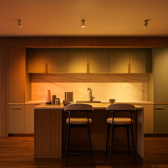 Illux Lampara GU10 Led DTW GU10 Blanco 6 W 120 V~ 1 800 - 3 000 K 38° Irc 80 Atenuable Triac FL-10GU10.6DTW