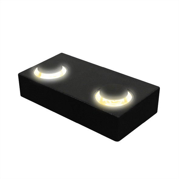 Illux Lámpara LED Costa Line Arcus Ii De Sobreponer En Muro Negro 4 W 100-277 V ~ 3 000 K ML-9920.N30