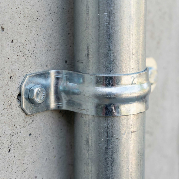 Con-X Paquete 100 Abrazadera Omega Pared Delgada Tubo Conduit 2" 200-AOP200x100