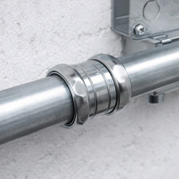 Con-X Paquete 50 Uniones para Tubo Conduit EMT 2 Pulgadas 500-COPSC200x50