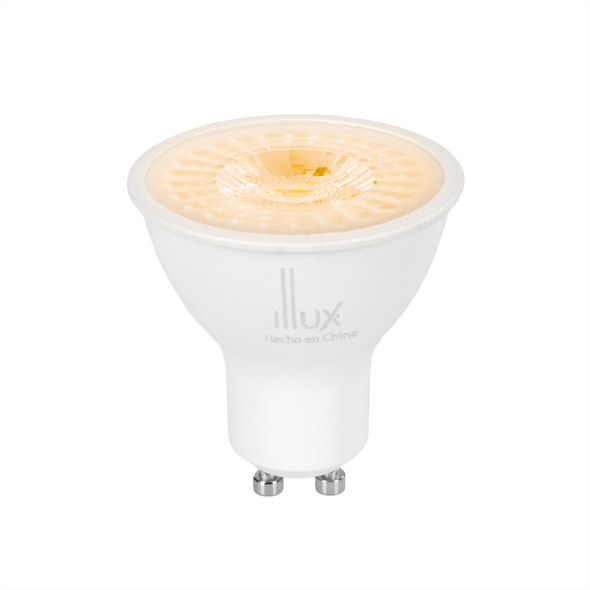 Illux Lámpara LED 6 W 120 V~ 2 400 K IRC 80 Atenuable Triac FL-10GU10.624D