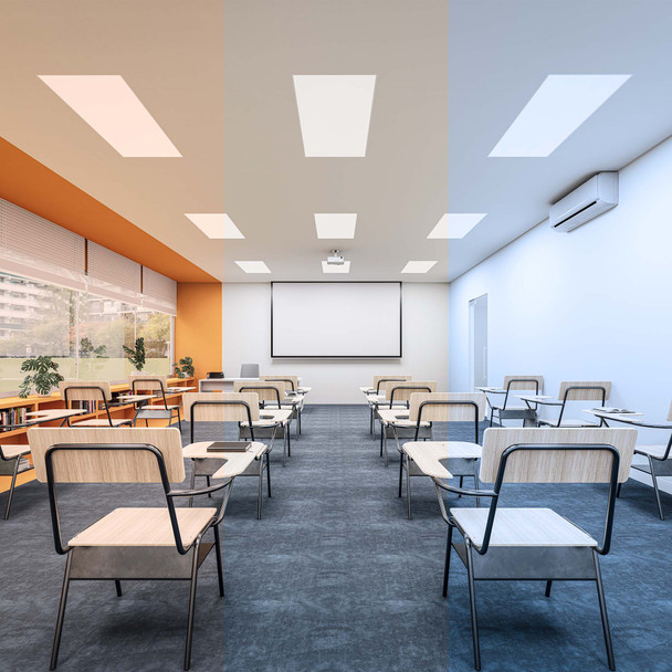 Illux Luminaria Led Back Lite Panel De Empotrar En Techo Blanco 60 W 1203*603 MM 100-277 V~ Ajustable 3 000 K / 4 500 K / 6 500 K TL-4760.BMTC