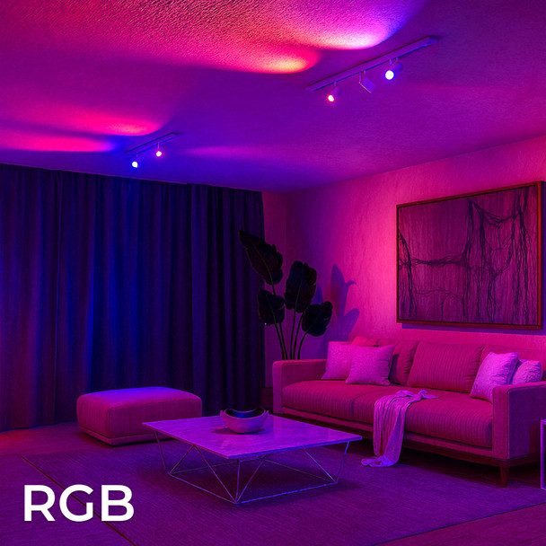 Illux TL-2911 Kit De Riel De 1 Metro De Sobreponer En Techo Con 3 Lámparas LED DENIZ Atenuables 10 W MAX 120 V~