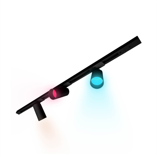 Illux Kit De Riel De 1 Metro De Sobreponer En Techo Con 3 Lámparas LED DENIZ Atenuables 10 W MAX 120 V~ TL-2911.RKT1