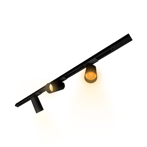 Illux Kit De Riel De 1 Metro De Sobreponer En Techo Con 3 Lámparas LED DENIZ Atenuables 10 W MAX 120 V~ TL-2911.RKT1