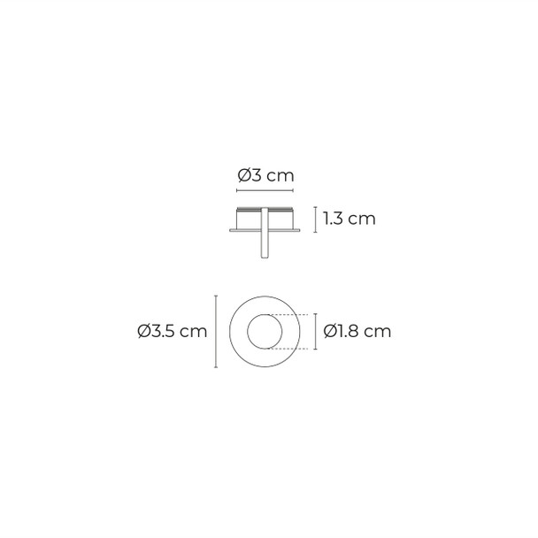 The Collection Mini Arillo Curvo Profundo Mini Gu10 Con Clips De Fijación Y Louvre Bronce Rojo Para Lámpara Mini GU10 FL-94MGU10 AR-9402.BRR