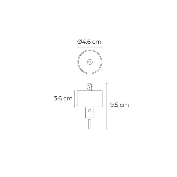 The Collection Broca Perforadora Circular De Acero Diámetro 46 Mm Para AR-9401 BP-9401