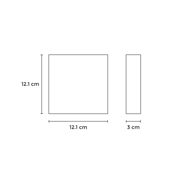 Illux Luminaria Led Costa Line Vektor De Sobreponer En Muro 4 W 100-277 V ~ 2 700 K ML-9907
