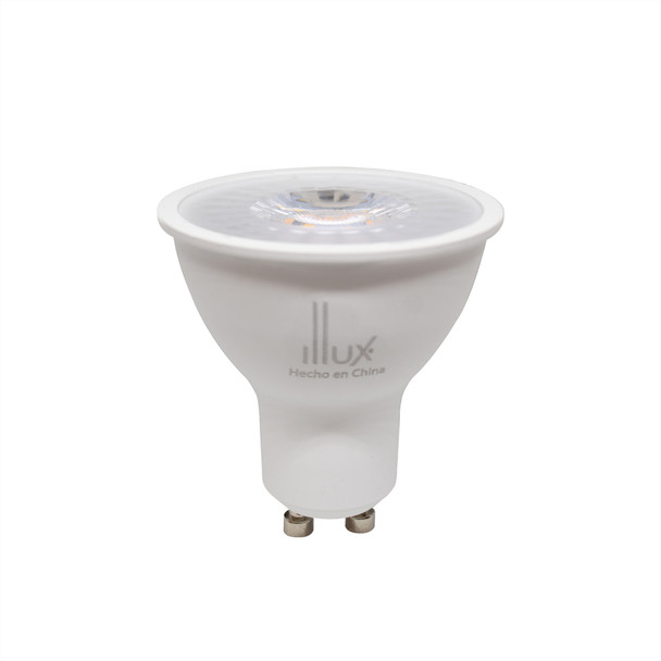 Illux Lampara GU10 Led DTW GU10 Blanco 6 W 120 V~ 1 800 - 3 000 K 38° Irc 80 Atenuable Triac FL-10GU10.6DTW
