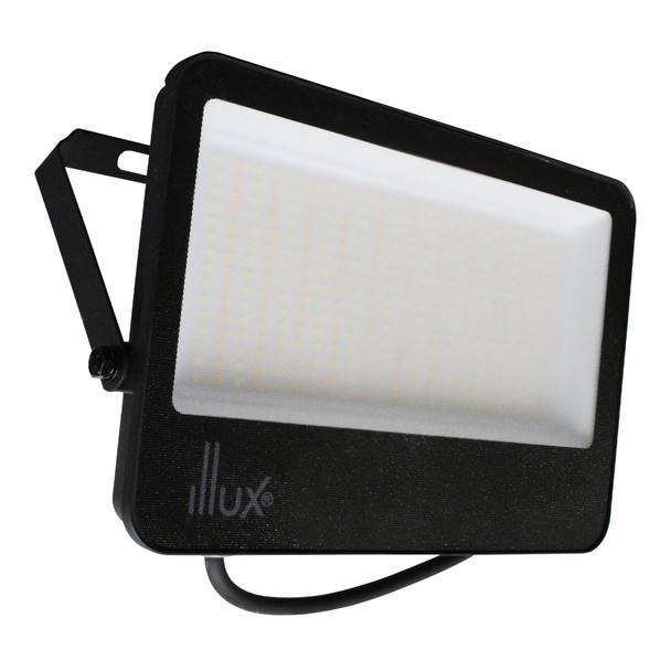 Illux Reflector LED Tritone de Sobreponer Negro 100 W 100-277 V~ Ajustable 3 000 K - 4 000 K - 6 500 K 11 000 -  12 000 Lm RL-36100.NMTC