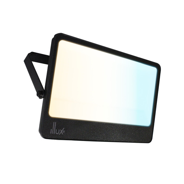 Illux Reflector LED Tritone de Sobreponer Negro 200 W 100-277 V~ Ajustable 3 000 K - 4 000 K - 6 500 K 22 000 - 24 000 Lm RL-36200.NMTC