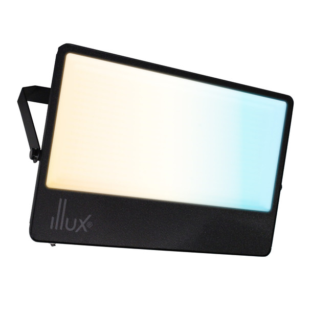 Illux Reflector LED Tritone de Sobreponer Negro 400 W 100-277 V~ Ajustable 3 000 K - 4 000 K - 6 500 K 44 000 - 48 000 Lm RL-36400.NMTC