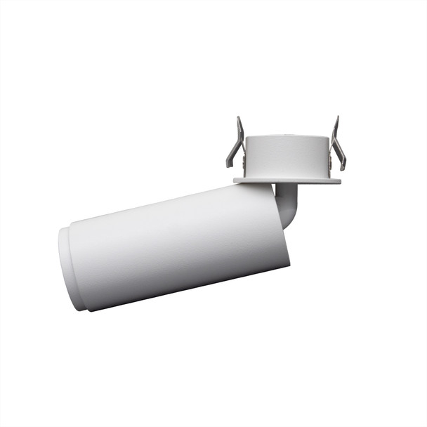 The Collection Kit de 1 Luminaria Mini GU10 de Empotrar en Techo Blanco 5 W Max. 110-130 V~ para Elite Mini Gu10 Fl-94mgu10 con Louvre Y 1 Lampara Mini GU10 LED GU10 4.9 W 110-130 V~ 36° Irc 97 R9 Atenuable Triac TL-9402.EM