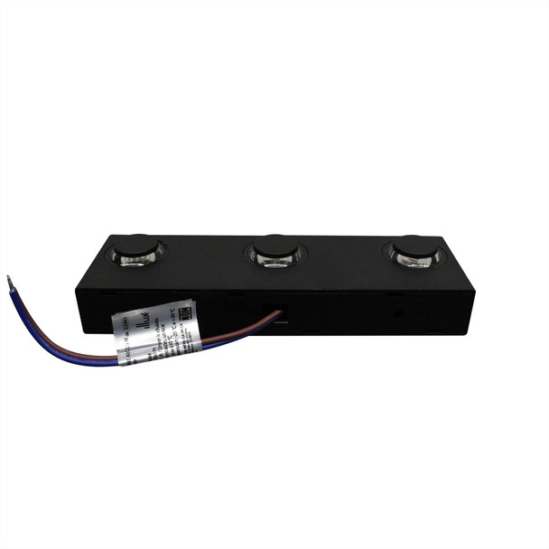 Illux Lámpara LED Costa Line Arcus III De Sobreponer En Muro Negro 6 W 100-277 V ~ 3 000 K ML-9921.N30