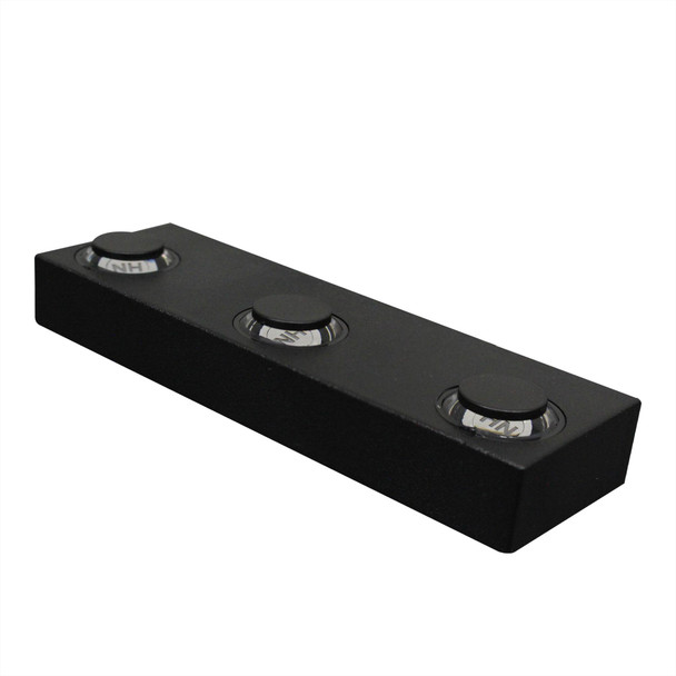 Illux Lámpara LED Costa Line Arcus III De Sobreponer En Muro Negro 6 W 100-277 V ~ 3 000 K ML-9921.N30