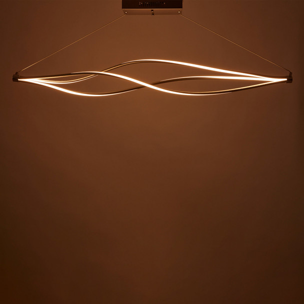 Dekor Lámpara LED de Suspender en Techo Satinado 30 W 120 V~ Mtc 2 700 K - 3 000 K - 4 000 K DL-2430.SMTC