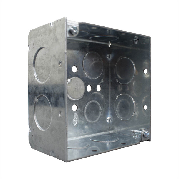 Con-X Paquete 25 Caja Eléctrica Tipo Chalupa 4x4 Registro de Paso 3/4" 700-02R34x25