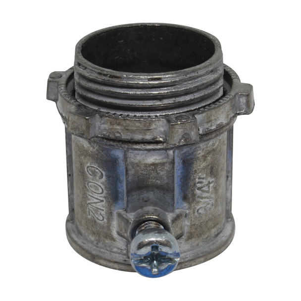 Con-X Paquete 400pz Conector Americano Zinc 3/4" Tubo Conduit Pared Delgada 100-CONZ034x400