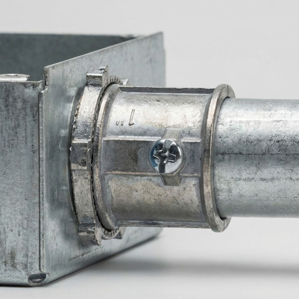 Con-X Paquete 160pz Conector Americano Zinc 1" Tubo Conduit Pared Delgada 100-CONZ100x160
