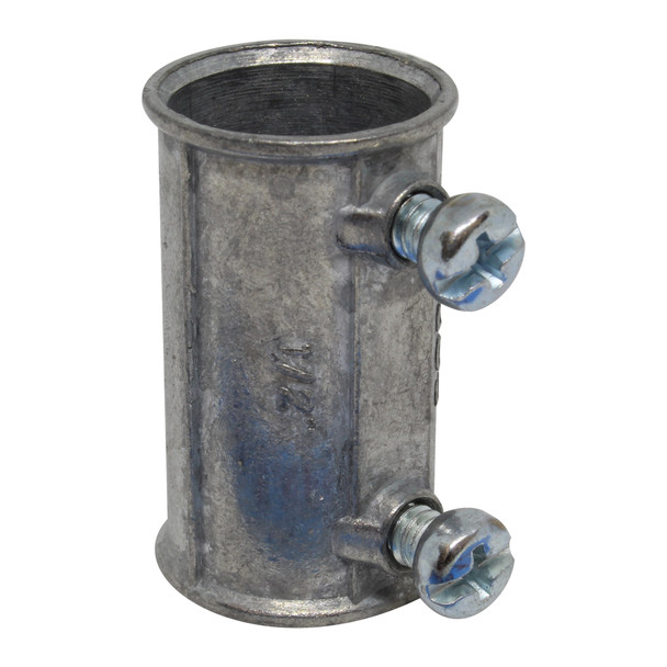 Con-X Paquete 400 Coples Americanos de Zinc 1/2 Pulgada para Tubo Conduit de Pared Delgada 100-COPZ012x400