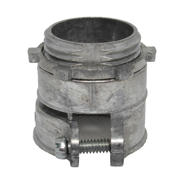 Con-X Paquete 108 Pzas Conector Recto para Tubo Flexible 1" Zinc 100-CRTF100x108