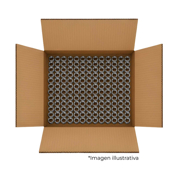Con-X Paquete de 100 Reducciones Bushing de Acero Roscadas 1 pulg a 1/2 pulg 100-RED10012x100
