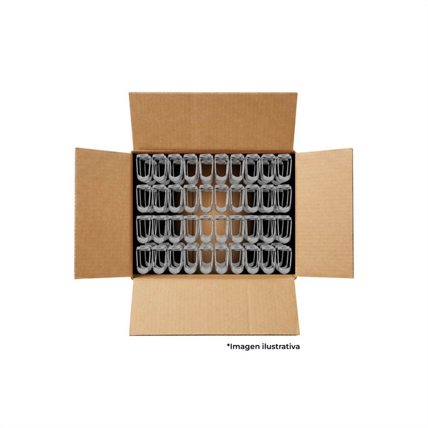Con-X Paquete de 100 Abrazaderas Colgantes Tipo Pera para Tubo de 1 1/4 Pulgada de Acero 500-ATP125x100