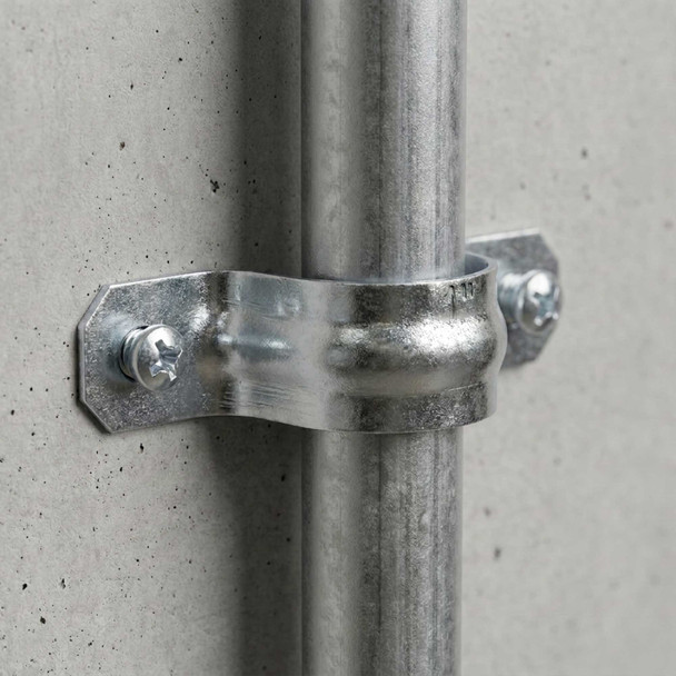 Con-X Paquete 100 Abrazadera Omega Pared Delgada Tubo Conduit 1" 200-AOP100x100