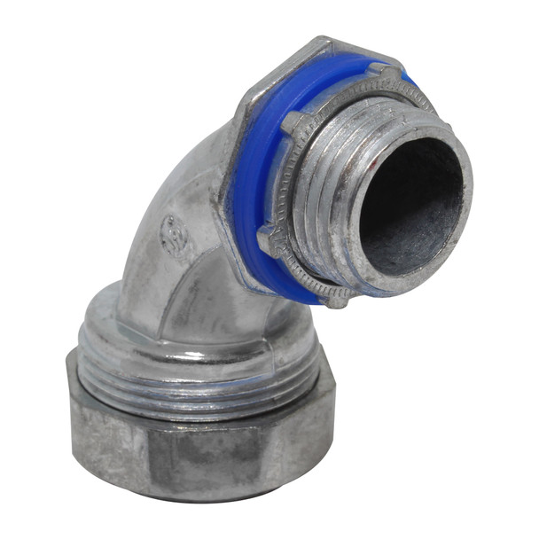 Con-X Paquete 80 Conectores Curvos 90° Tubo Flexible 1/2 pulg 200-CCTL012x80