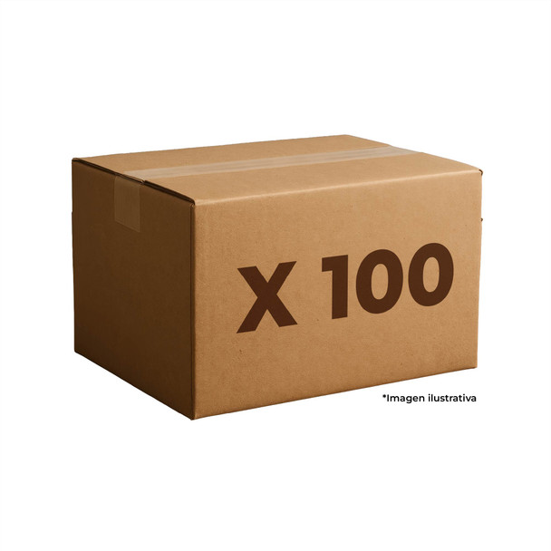 Con-X Paquete 100 Conectores Rectos para Tubo Liquidtight 1/2 Pulgada Sello de Hule 200-CRTL012x100